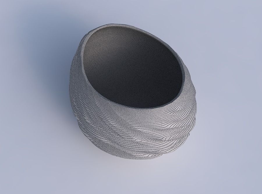 Bowl compressed 2 with fibers smooth inside 3D print model_6