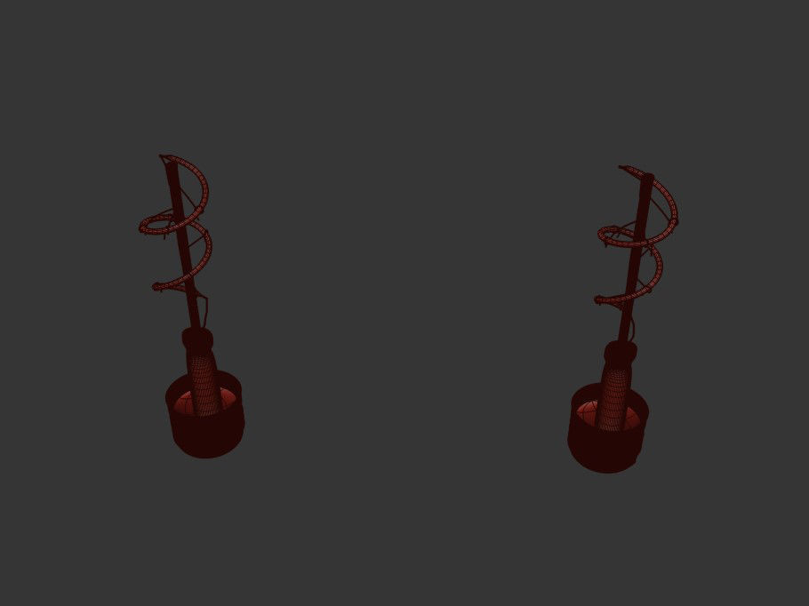 Bulb 3d model spiral light 3D model_12