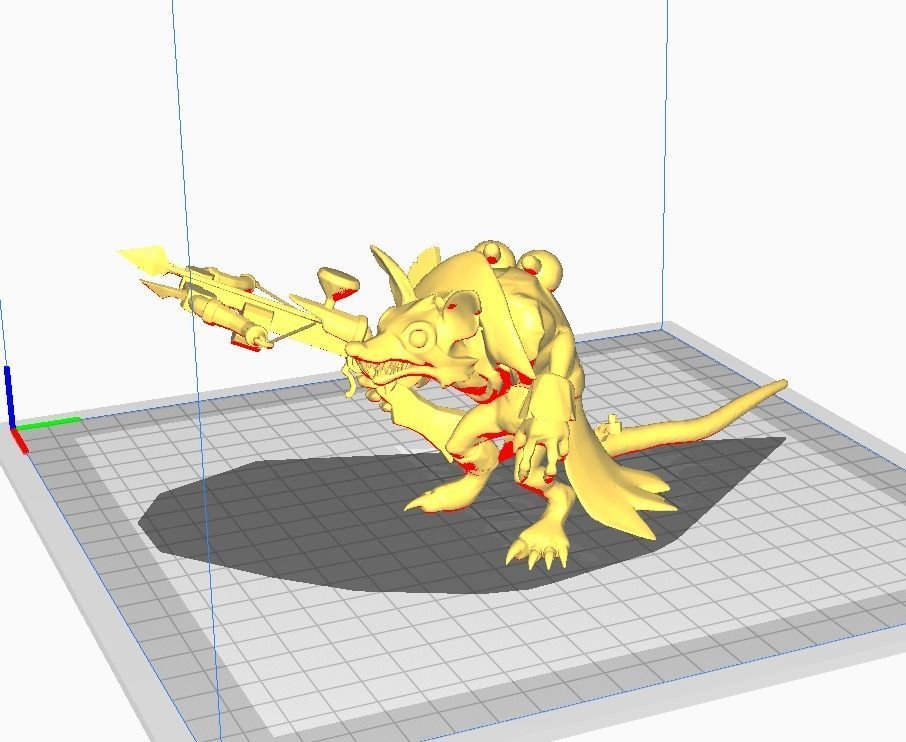 Twitch 3D Model dragon 3D print model_1