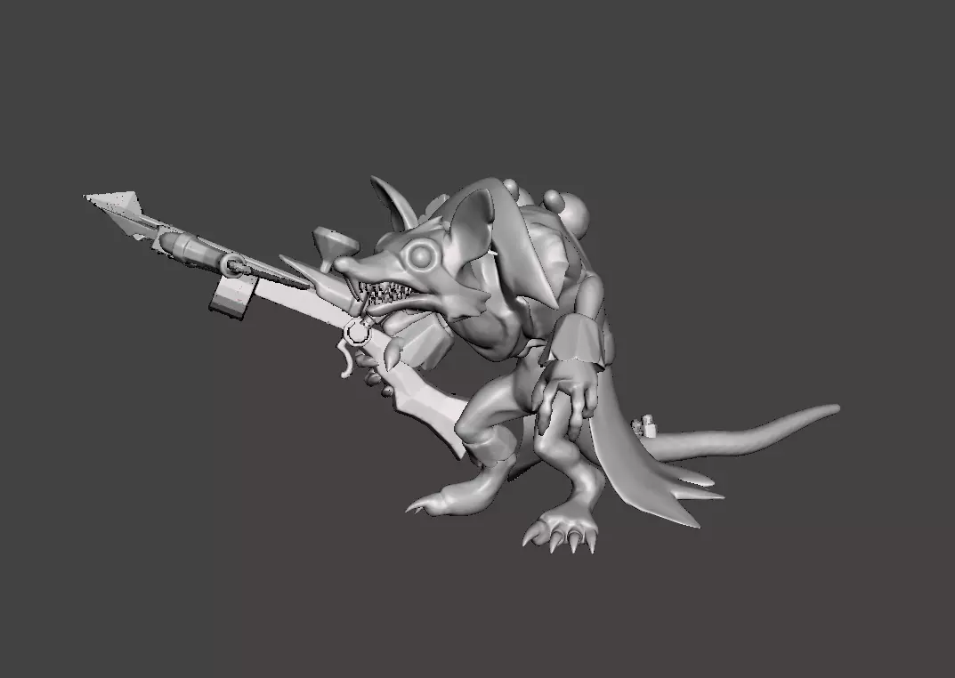 Twitch 3D Model dragon 3D print model_0