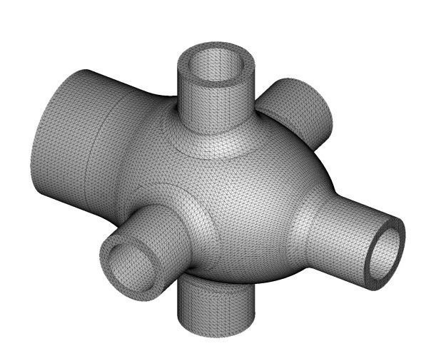 Innovative Six Way Pipe Fitting 3D print model_3