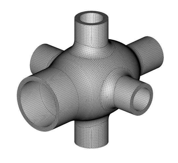 Innovative Six Way Pipe Fitting 3D print model_4
