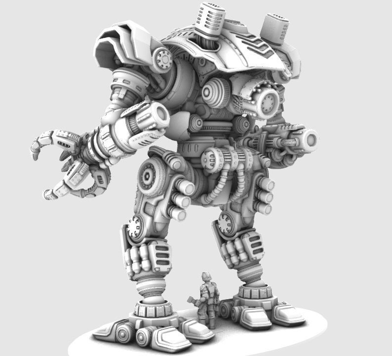 PROJECT MAGGIE-All Files-Full Frame-Weapons-Armor 3D print model_85