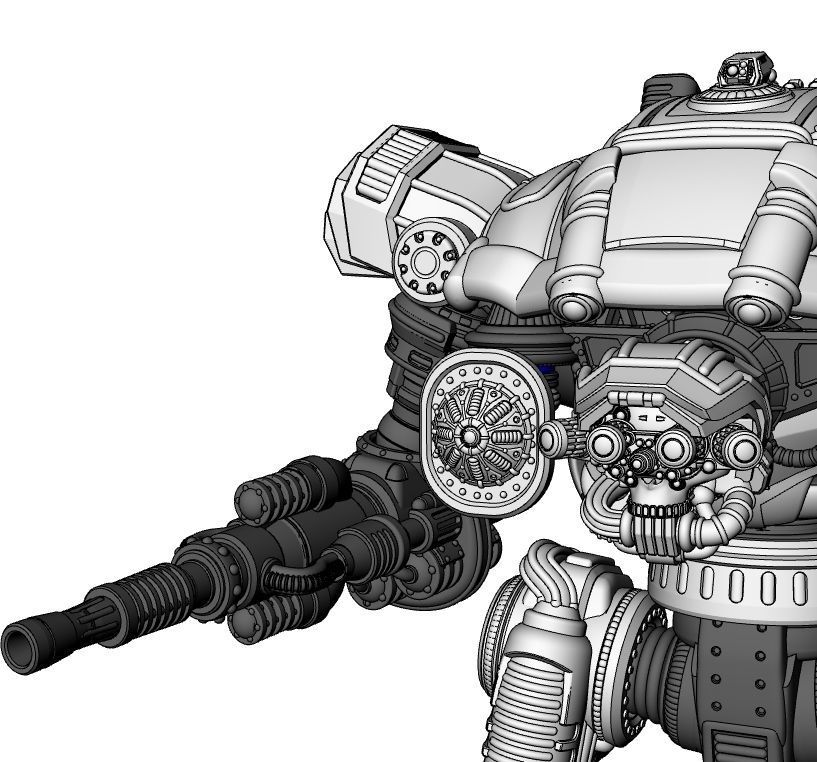 PROJECT MAGGIE-All Files-Full Frame-Weapons-Armor 3D print model_86