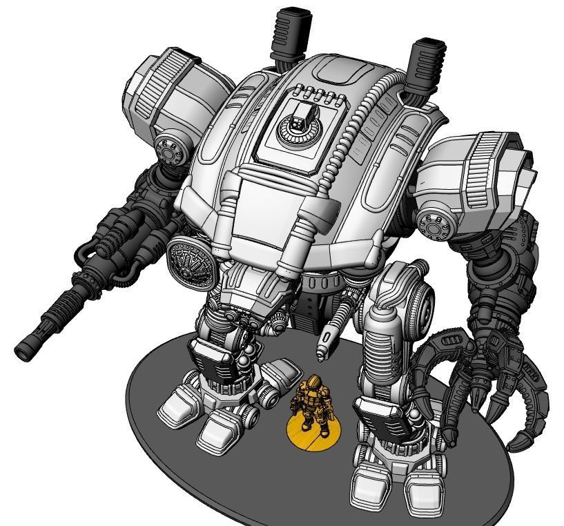 PROJECT MAGGIE-All Files-Full Frame-Weapons-Armor 3D print model_73