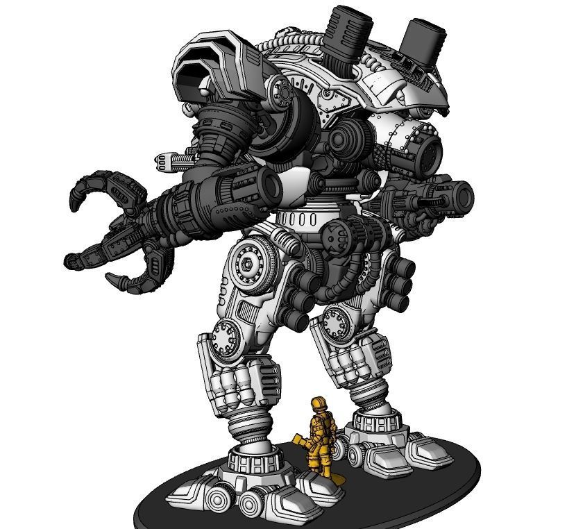 PROJECT MAGGIE-All Files-Full Frame-Weapons-Armor 3D print model_80