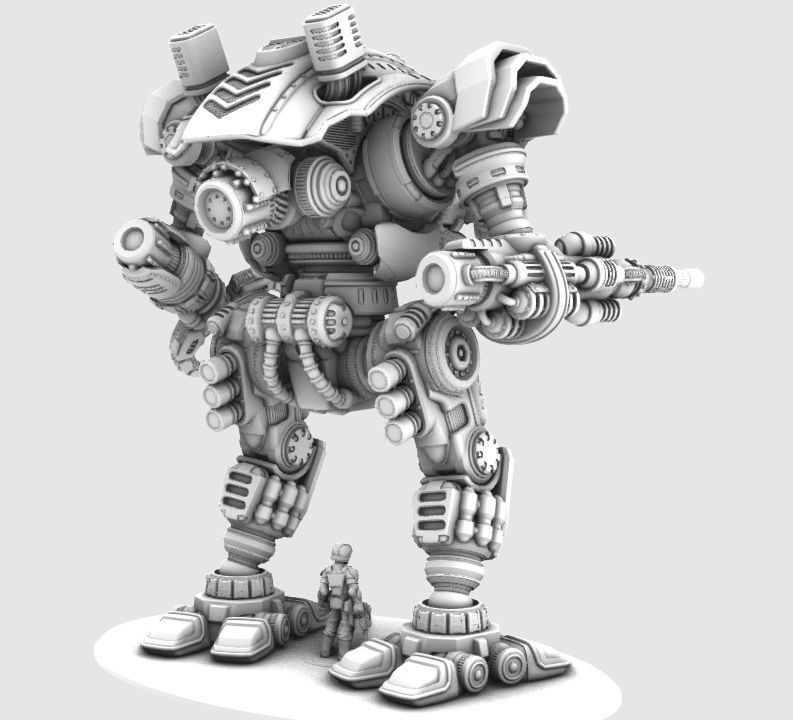 PROJECT MAGGIE-All Files-Full Frame-Weapons-Armor 3D print model_82