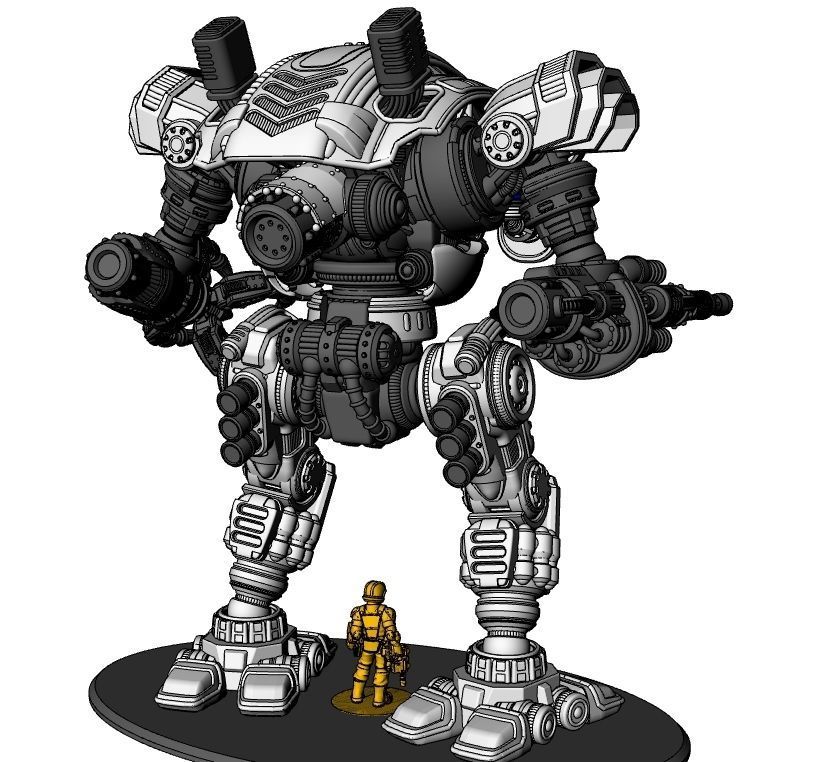 PROJECT MAGGIE-All Files-Full Frame-Weapons-Armor 3D print model_87