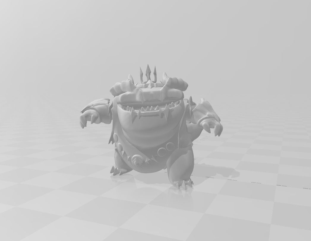 Arcana Tahm Kench 3D Model 3D print model_2