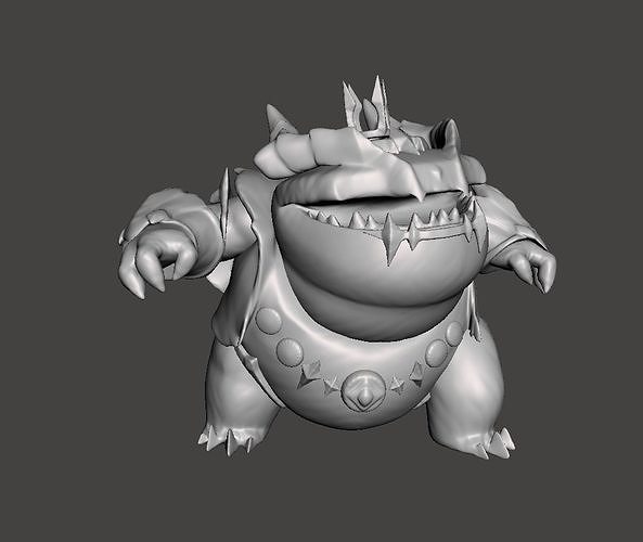 Arcana Tahm Kench 3D Model 3D print model