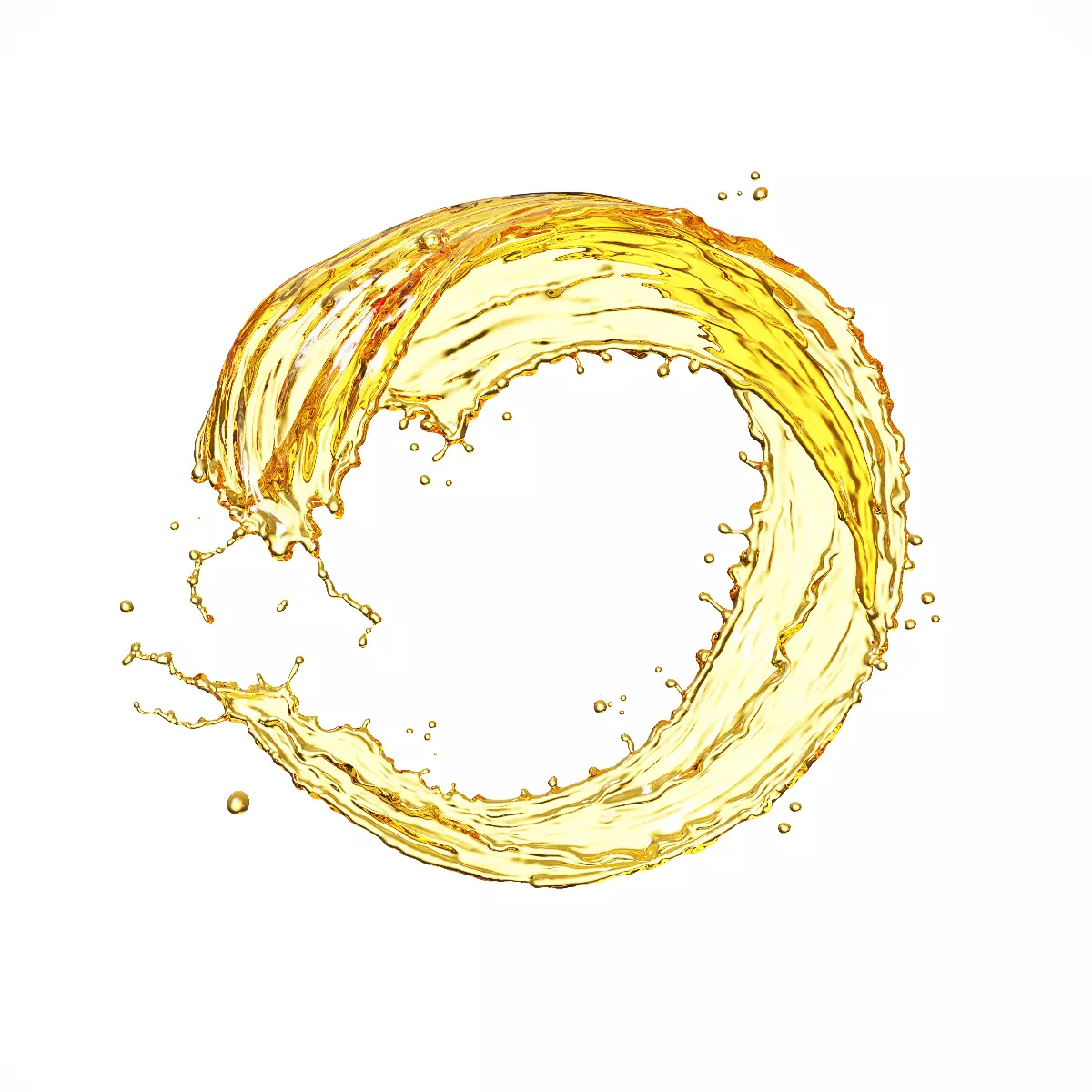 Oil Liquid Water splash 3D model 3D model