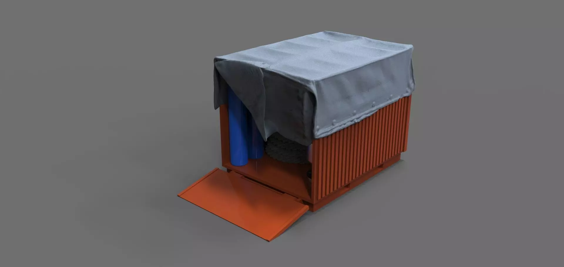 Toolbox Container 3D print model_0