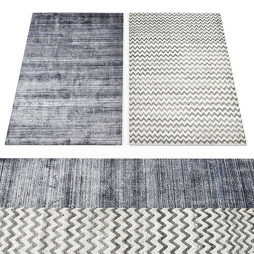 Rugs collection 338 Low-poly 3D model
