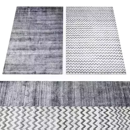 Rugs collection 338 Low-poly 3D model