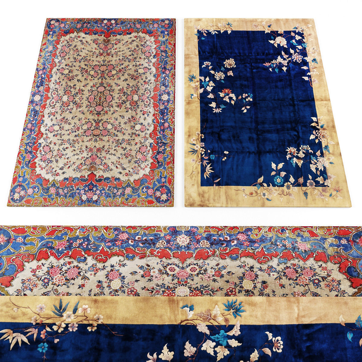 Rugs collection 339 Low-poly 3D model_2