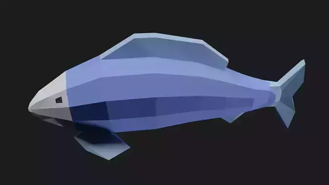 Lowpoly Fish polygonal
