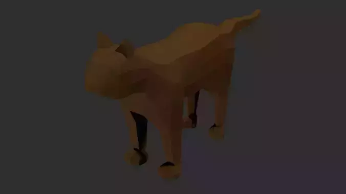 Lowpoly Cat dog