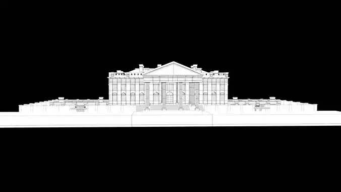 3d model White House