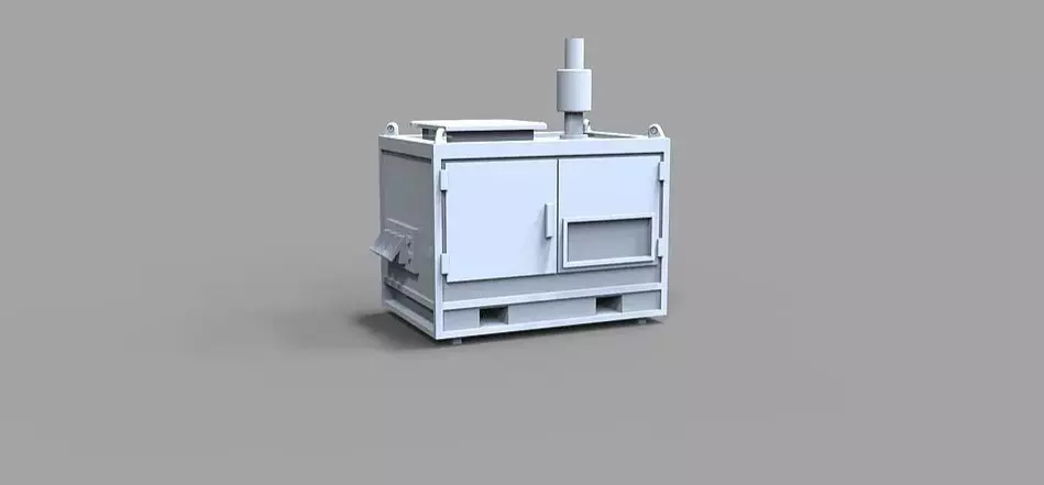 Generator portable toilet 3D print model