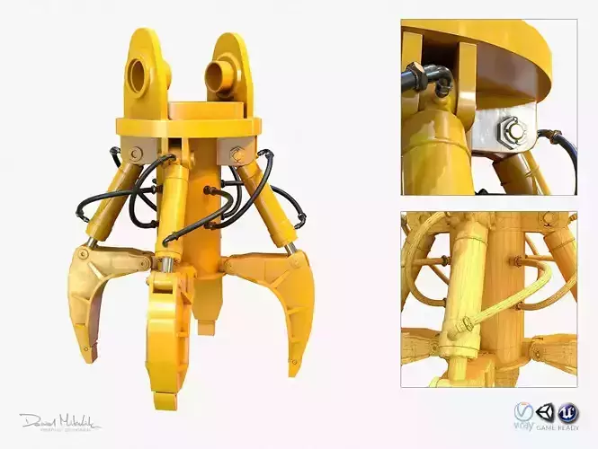 Mechanical Arm PBR Riged