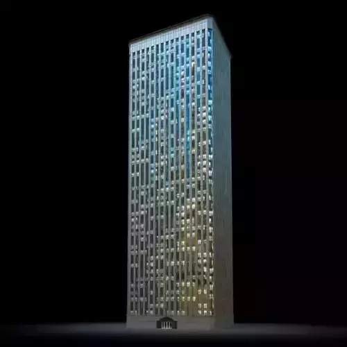 Big City Skyscraper 3D model
