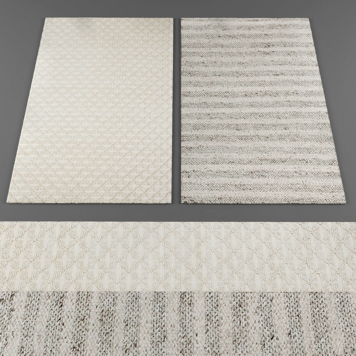 Rugs collection 344 Low-poly 3D model_2