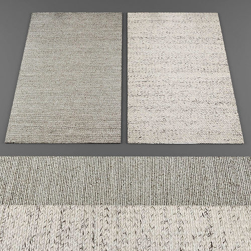 Rugs collection 345 Low-poly 3D model