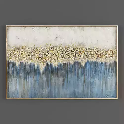 Pictures869 abstract painting gold