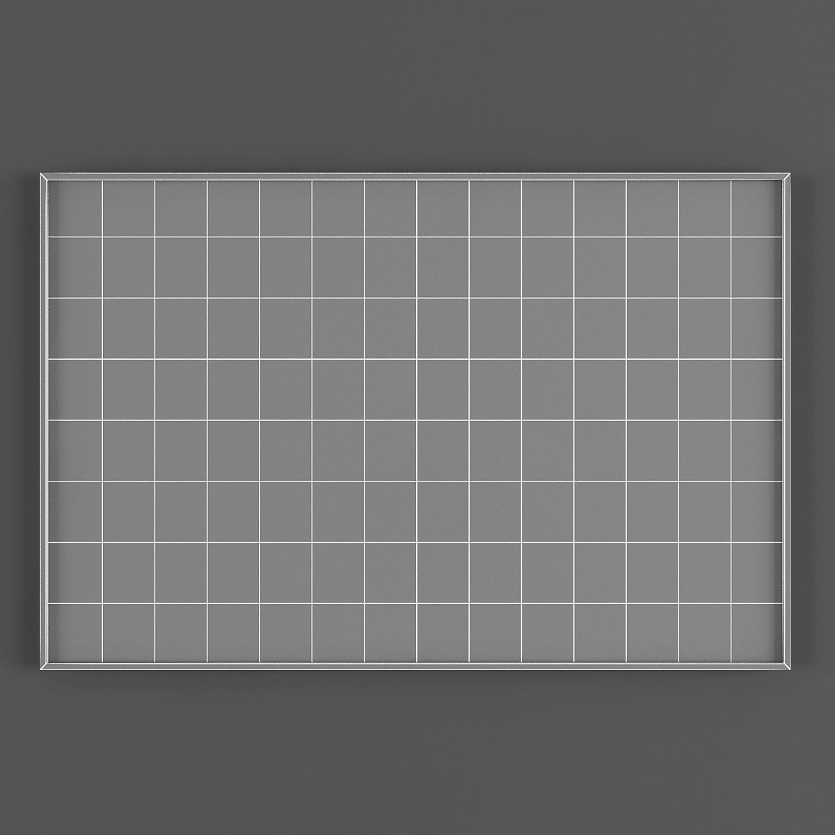 Pictures870 gold abstract painting Low-poly 3D model_3