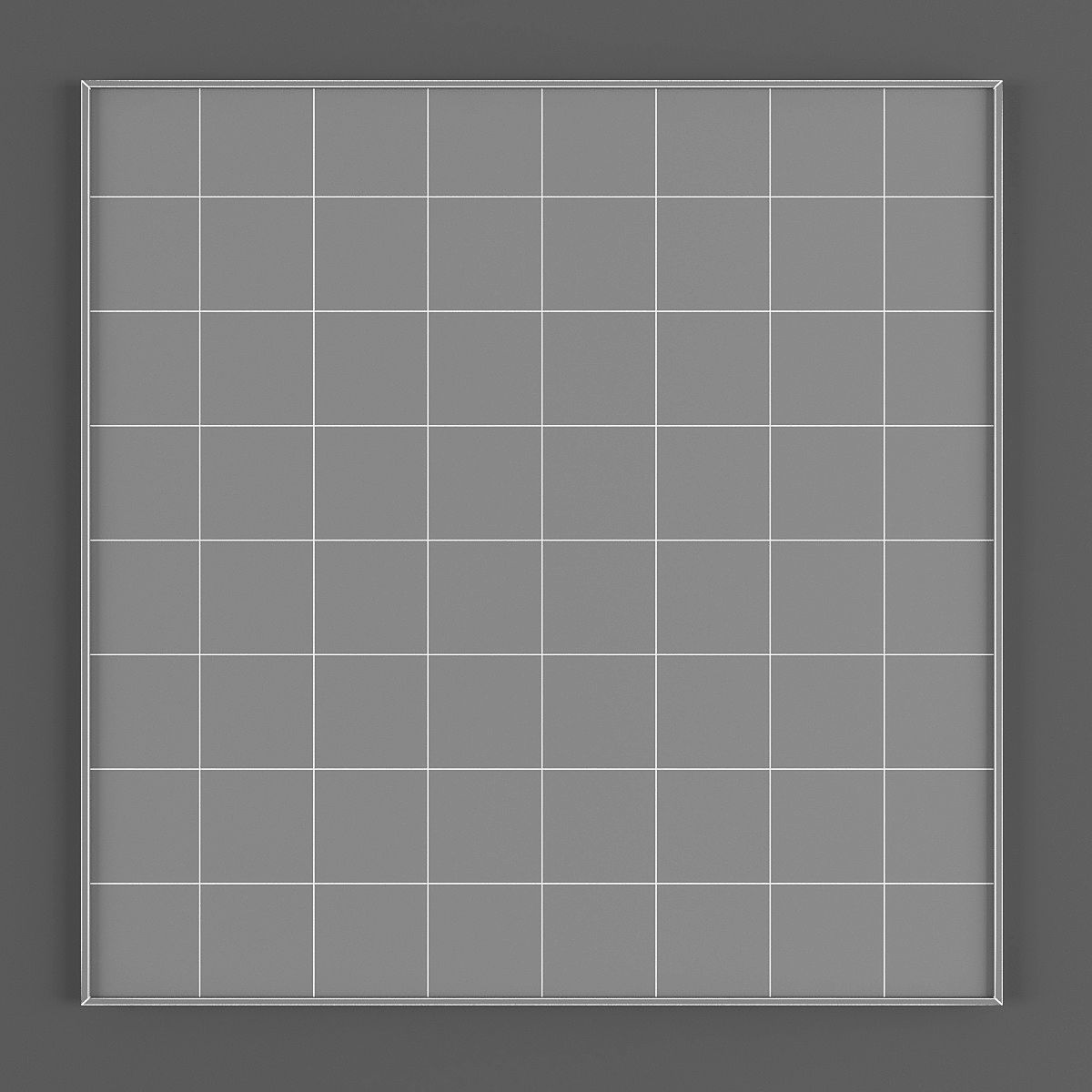 Pictures870 gold abstract painting Low-poly 3D model_4