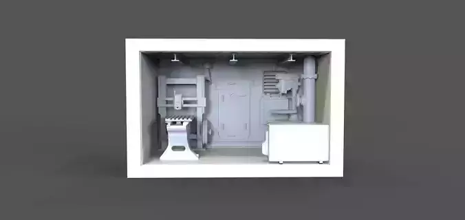 Workshop room for ship models