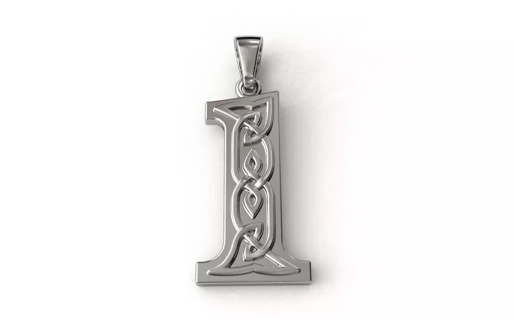 Celtic pendant number one Free 3D print model