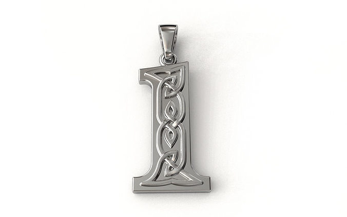 Celtic pendant number one Free 3D print model