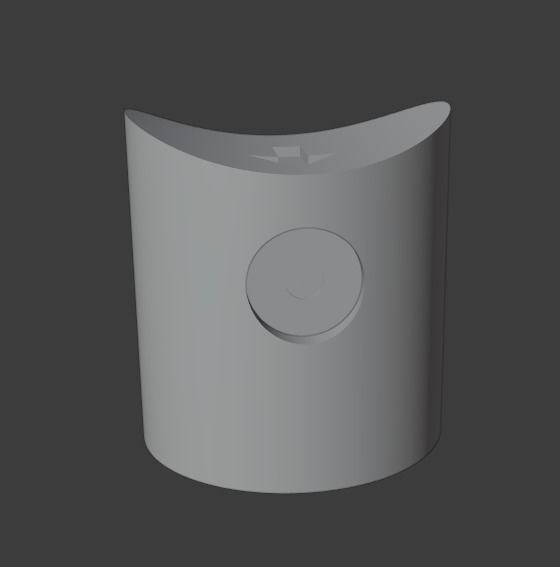 Frosted spray sanitizer bottle Low-poly 3D model_18