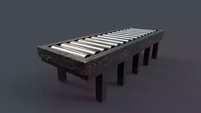 Production Line V3 Low-poly 3D model