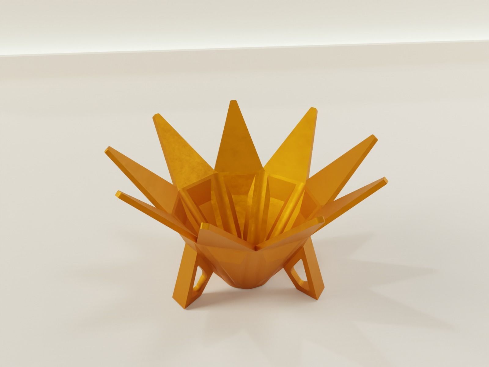 plant pot with drain 67 3D print model_11