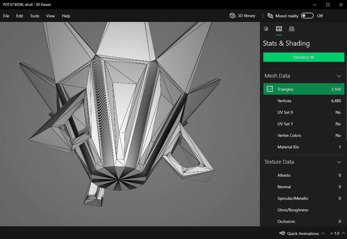 plant pot with drain 67 3D print model_24