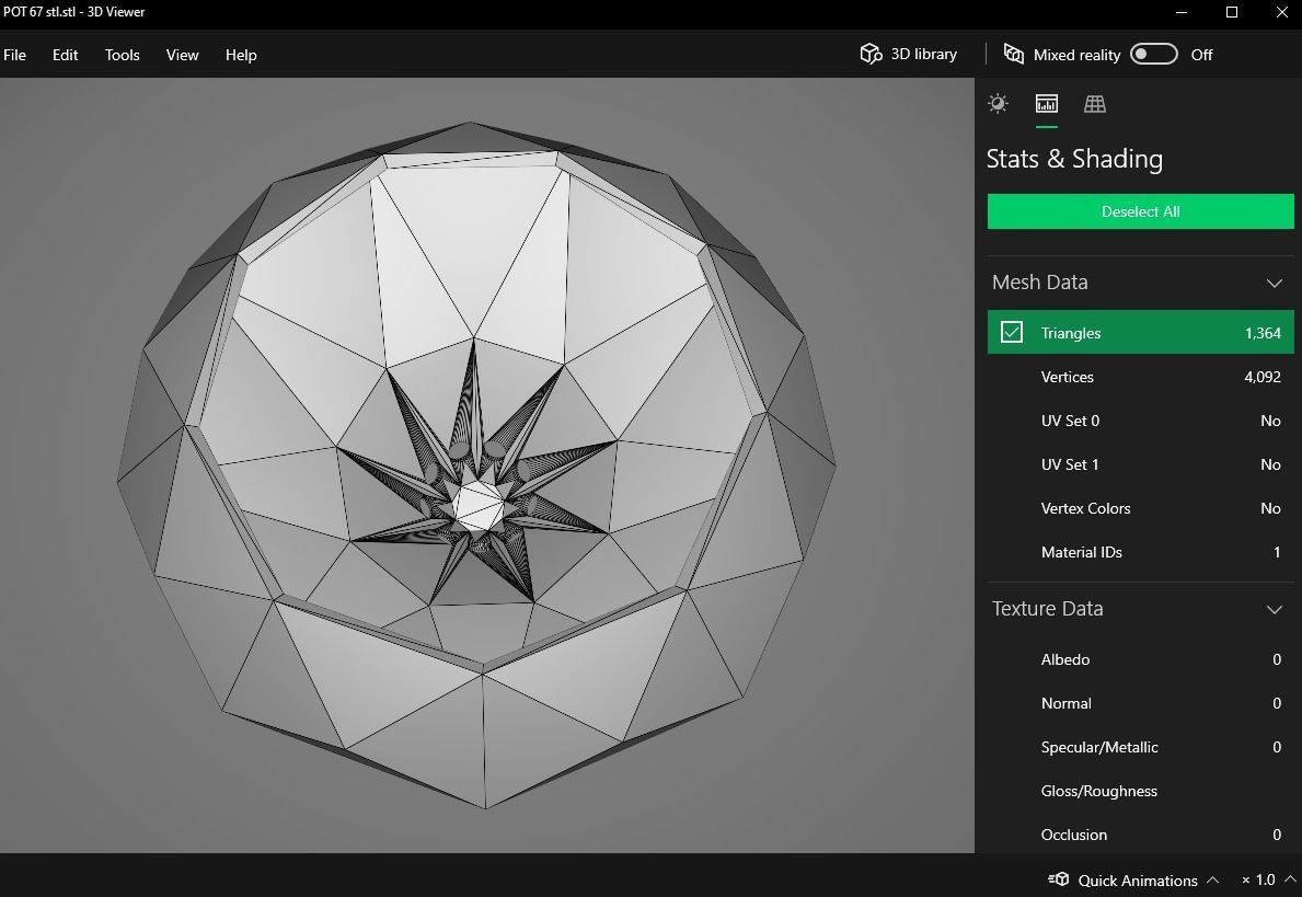 plant pot with drain 67 3D print model_20