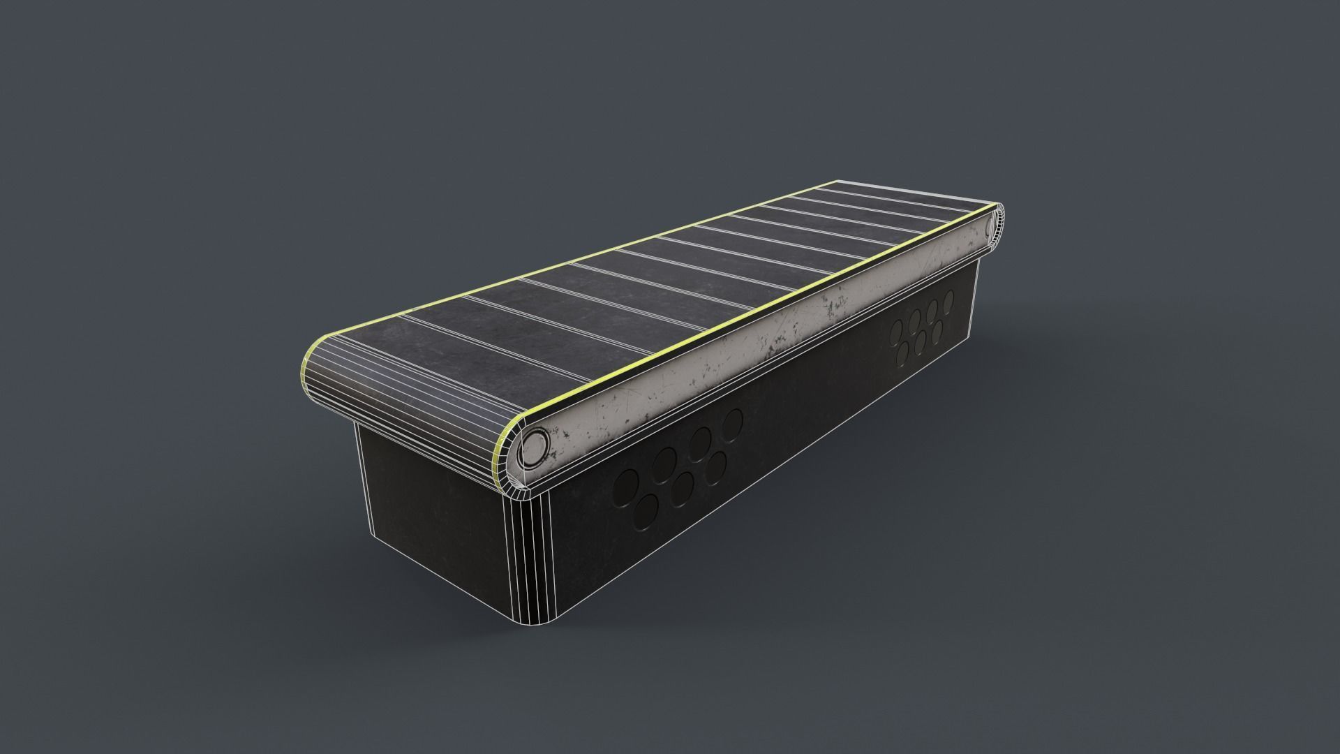 Production Line v4 Low-poly 3D model_11