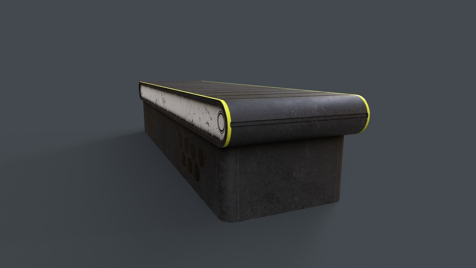 Production Line v4 Low-poly 3D model_7