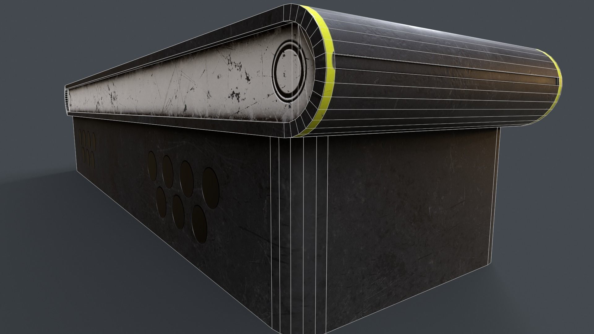 Production Line v4 Low-poly 3D model_13