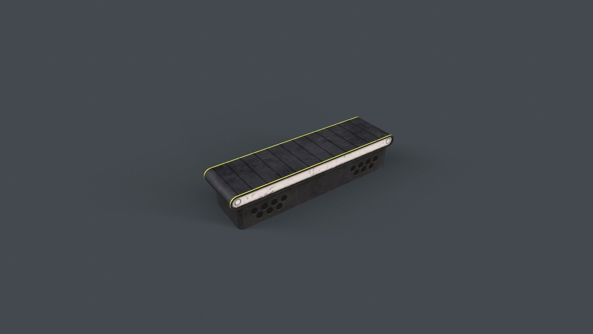 Production Line v4 Low-poly 3D model_4