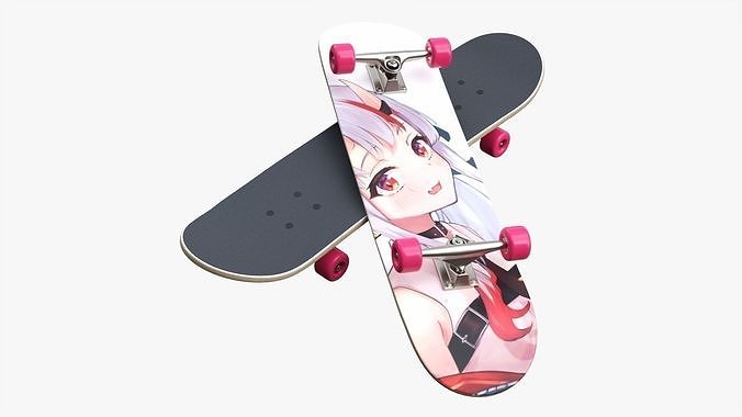 Skateboard 02 3D model