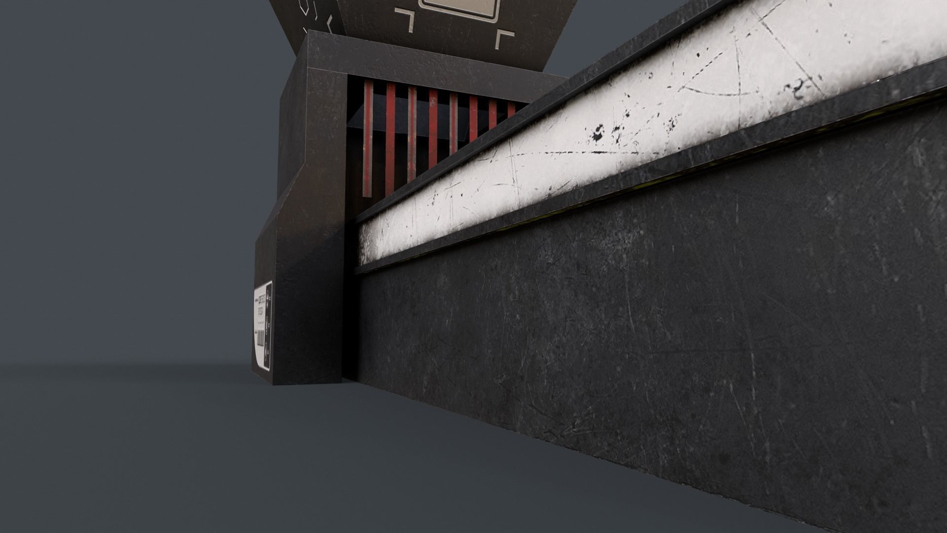 Production Line V5 Low-poly 3D model_13