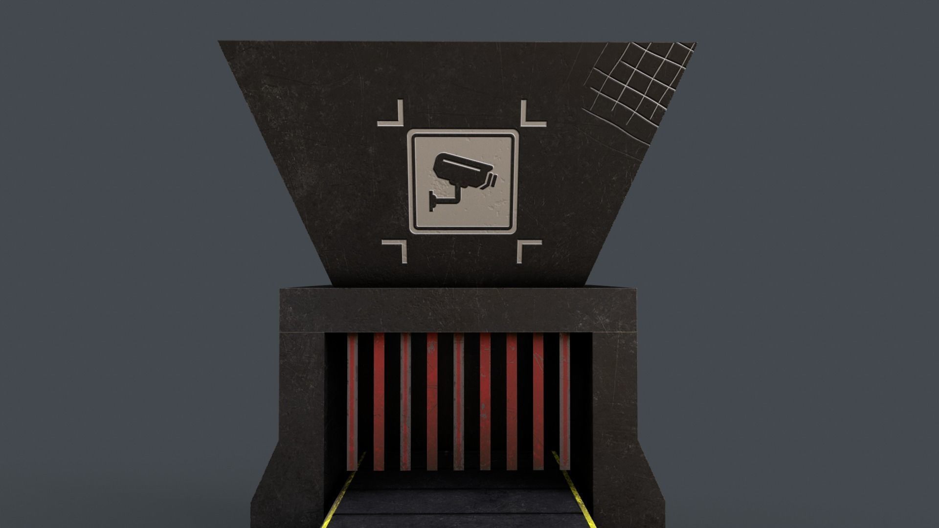 Production Line V5 Low-poly 3D model_5