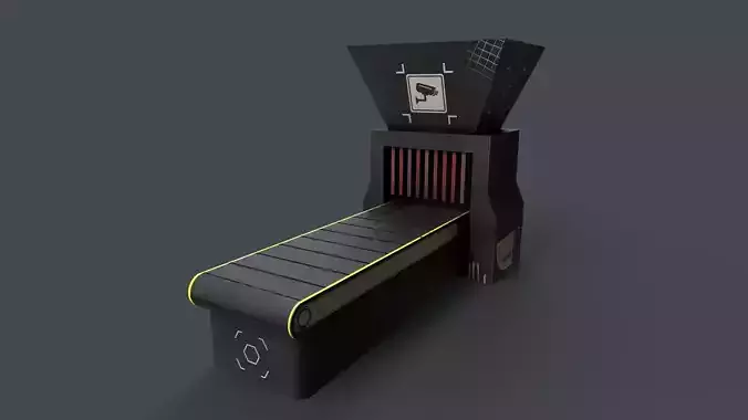 Production Line V5 Low-poly 3D model