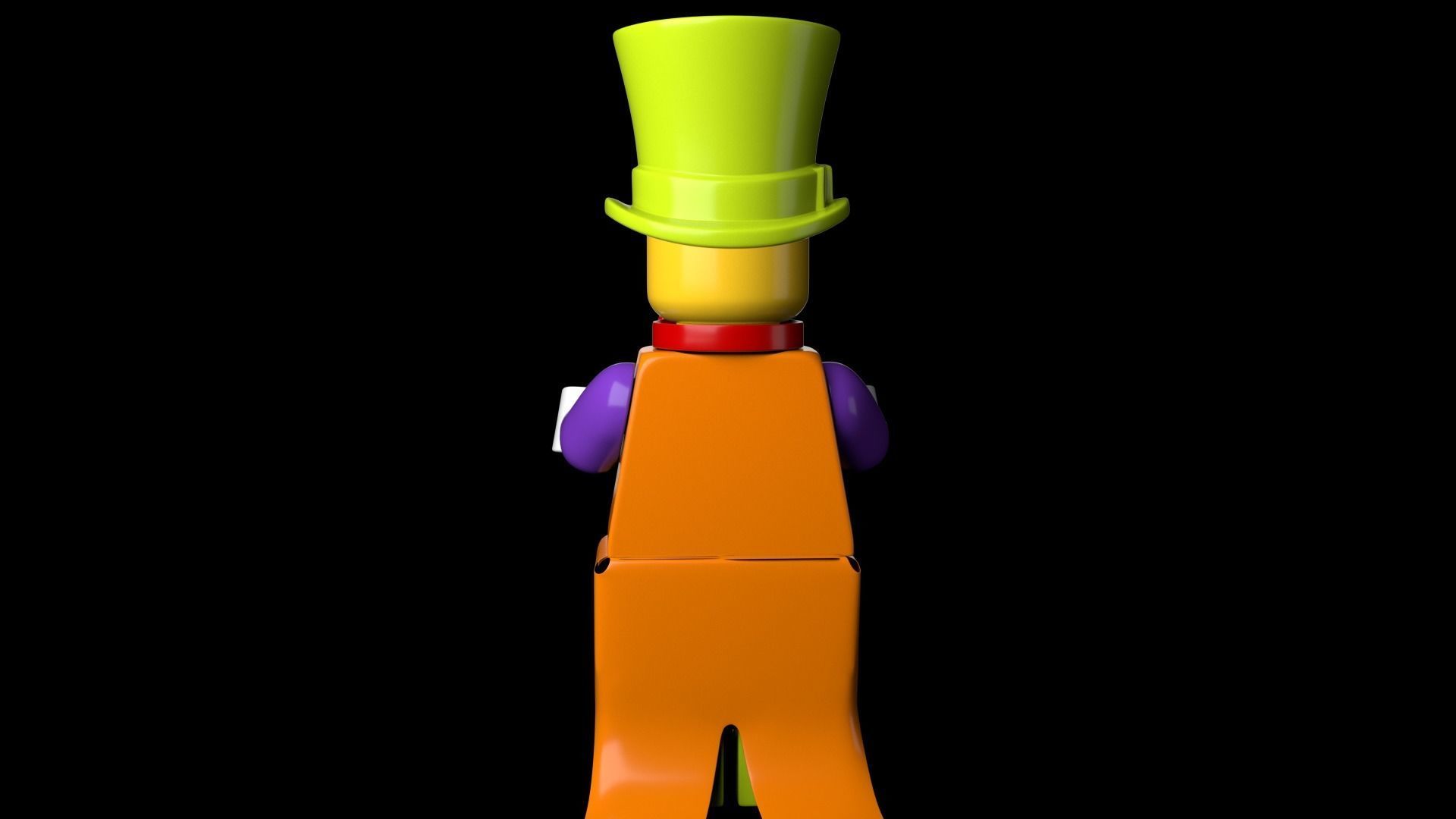 Lego Party Clown 3d Model Low-poly 3D model_12