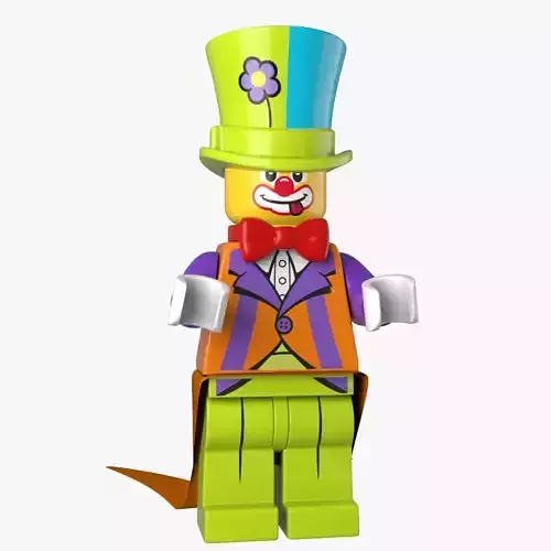 Lego Party Clown 3d Model