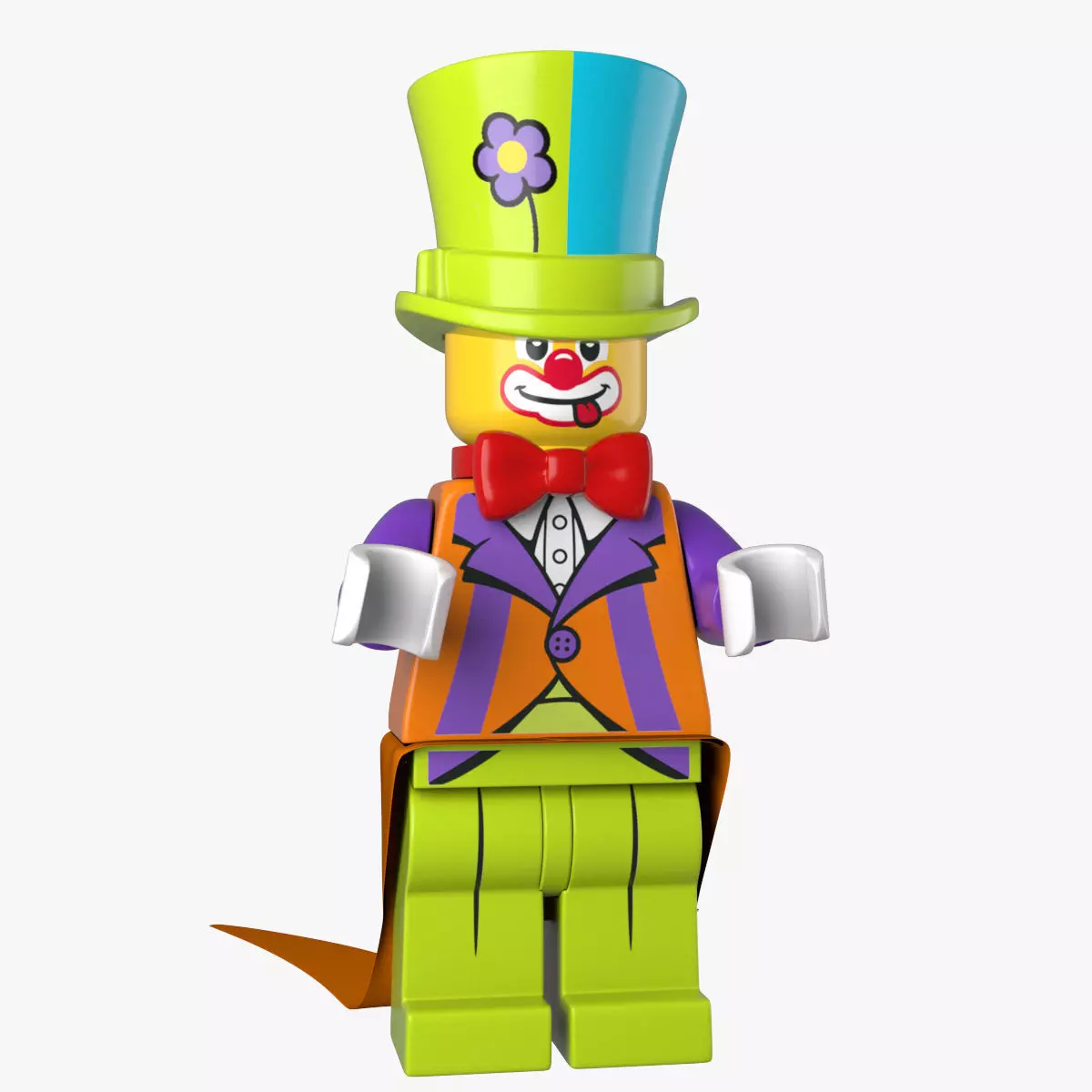 Lego Party Clown 3d Model Low-poly 3D model_0