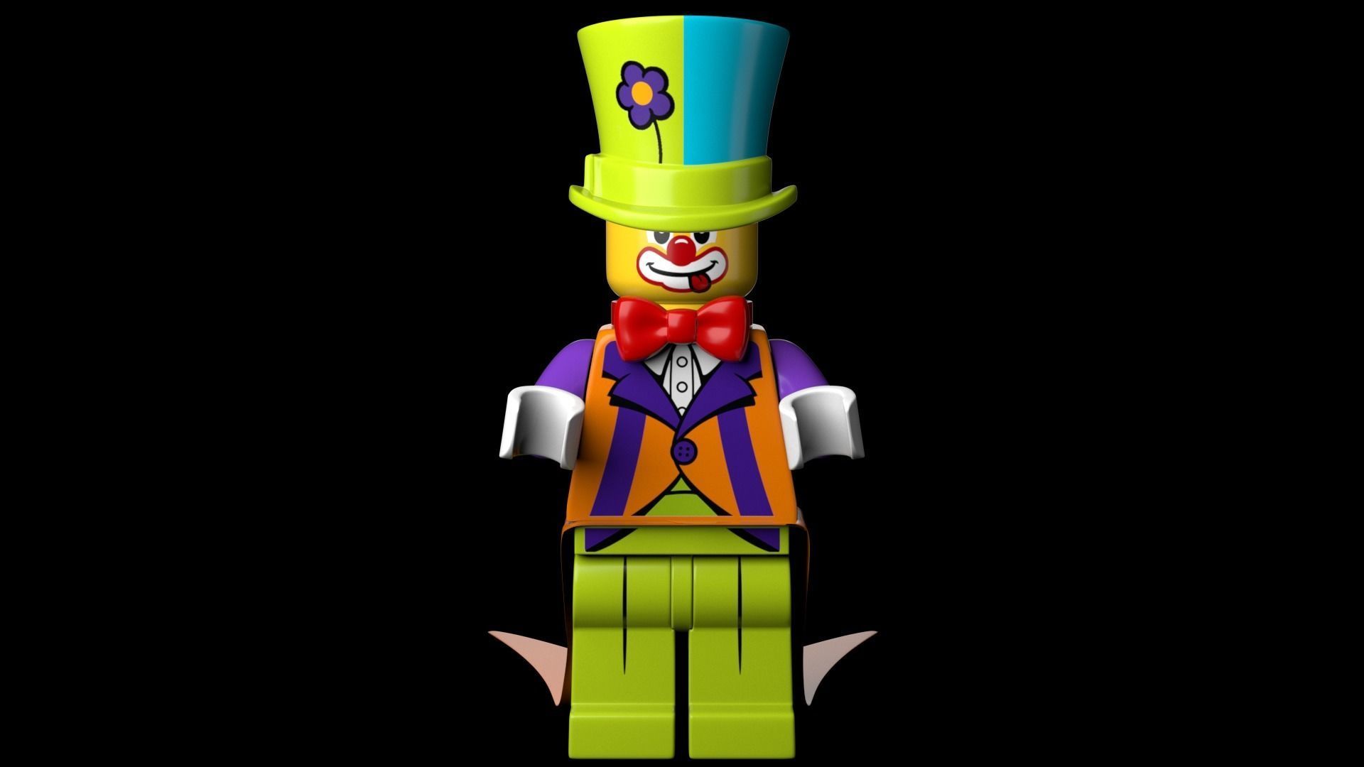 Lego Party Clown 3d Model Low-poly 3D model_7